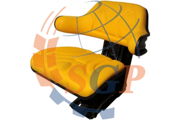 Желтое кресло с подлокотниками John Deere