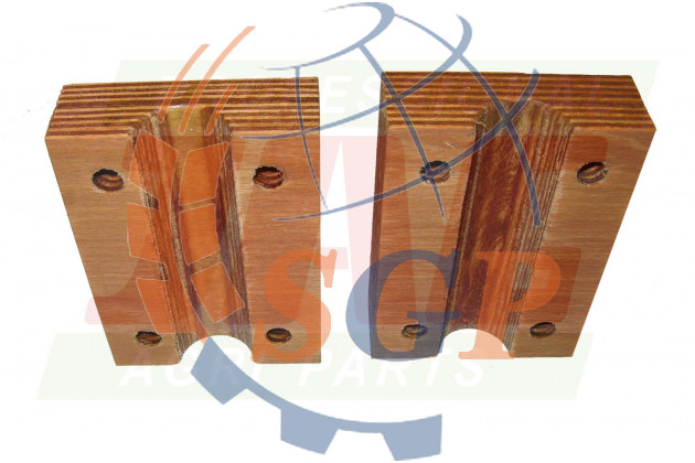 Деревянный подшипник соломотряса комбайна Massey Ferguson- на вал 25 мм 